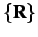 $ \{{\bf R}\}$
