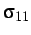 $ \sigma_{11}$