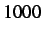 $ 1000$