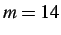 $ {\it m}=14$