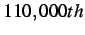 $ 110,000th$