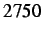 $ 2750$