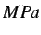 $ MPa$