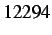 $ 12294$
