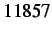 $ 11857$