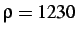 $ \rho = 1230$